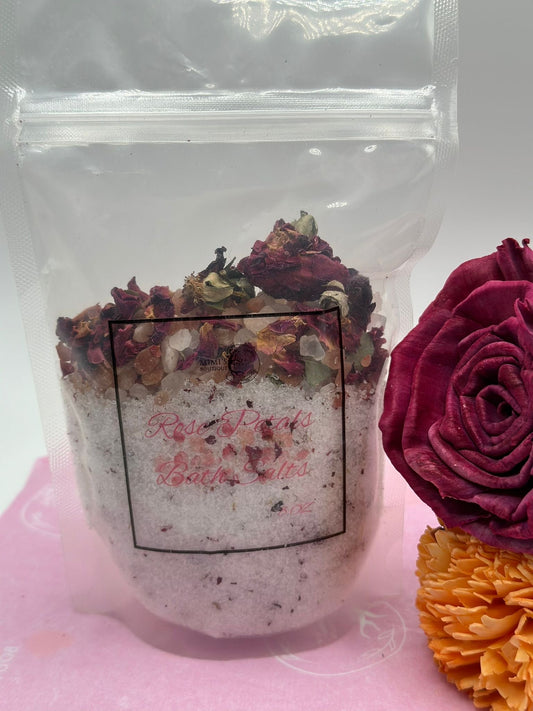Rose Bath Salts – Relaxation Therapy