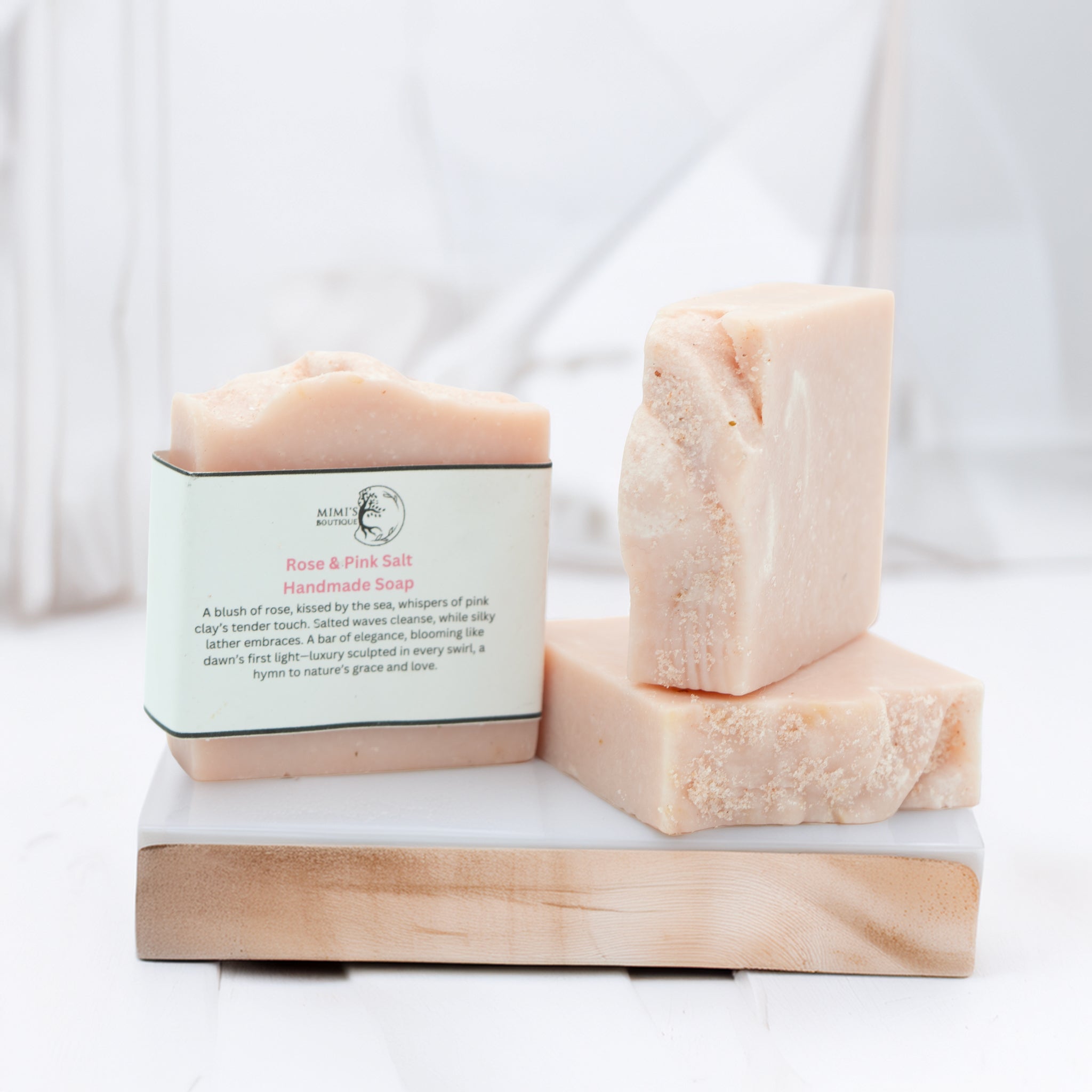 Rose & Himalayan Pink Sea Salt Soap