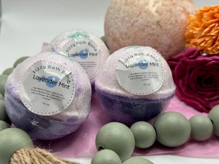 Lavender Mint Bath Bombs